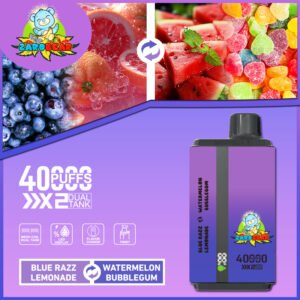 40K-Blue Razz Lemonade & Watermelon Bubblegum
